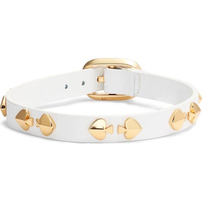 Kate Spade New York Spade Stud Leather Bracelet