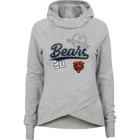 Los Angeles Lakers Girls Youth Let's Get Loud Colorblock Pullover Hoodie - Gray