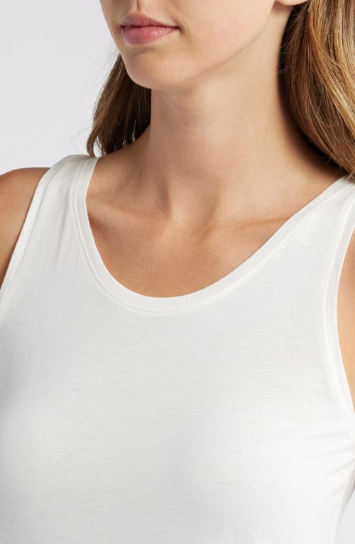 Shop Brooklyn Industries Scoop Neck Tank Top In White