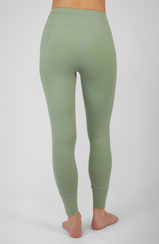Shop Yogalicious Lux Prestige High Waist Joggers In Lily Pad