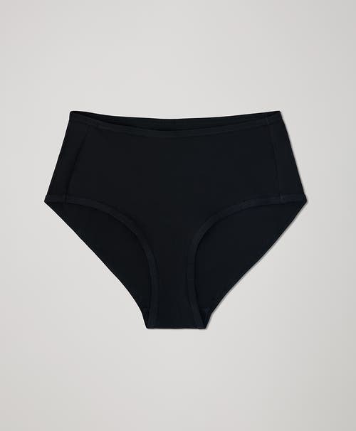 Shop Pact Organic Cotton Everyday High Cut Brief 6-pack In Black