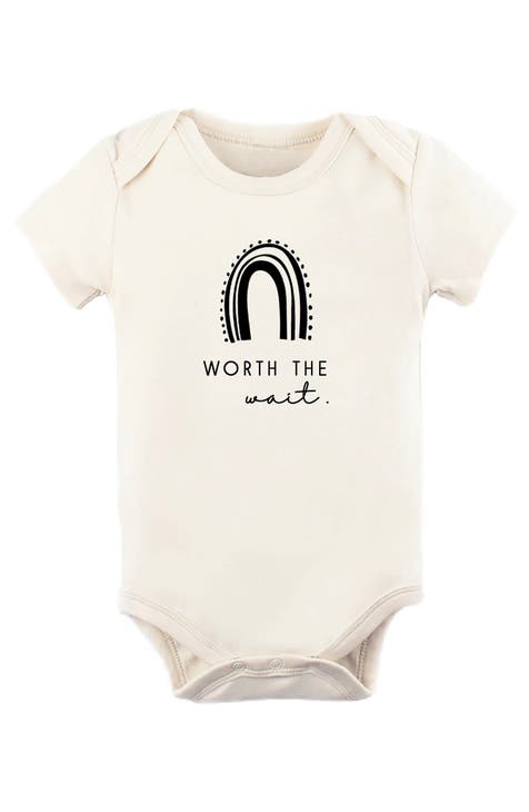 Worth the Wait Rainbow Organic Cotton Bodysuit (Baby)