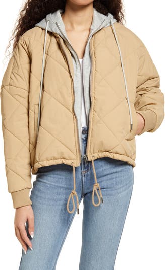 BLANKNYC Hooded Quilted Jacket | Nordstrom