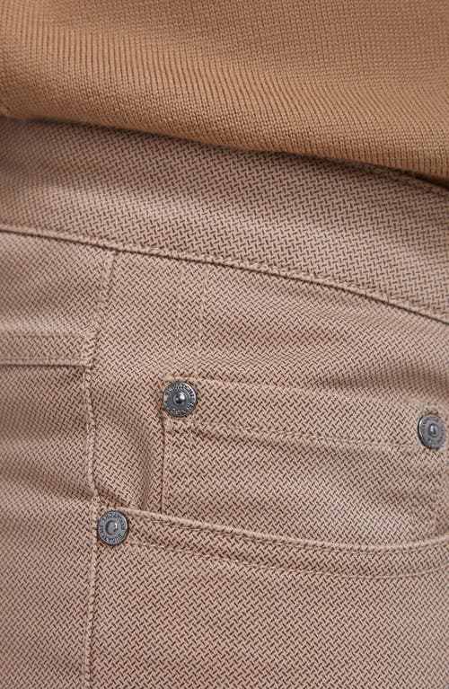 Shop Bugatchi Preston Five-pocket Straight Leg Pants In Caramel