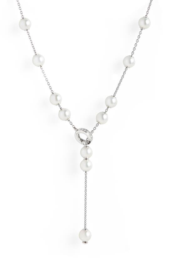 Mikimoto Pearls In White Gold/ Pearl