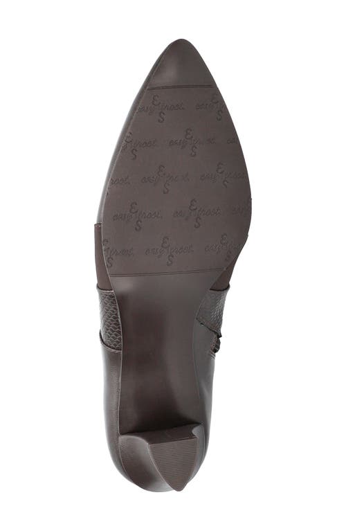 Shop Easy Street Falcon Pointed Toe Bootie In Brown