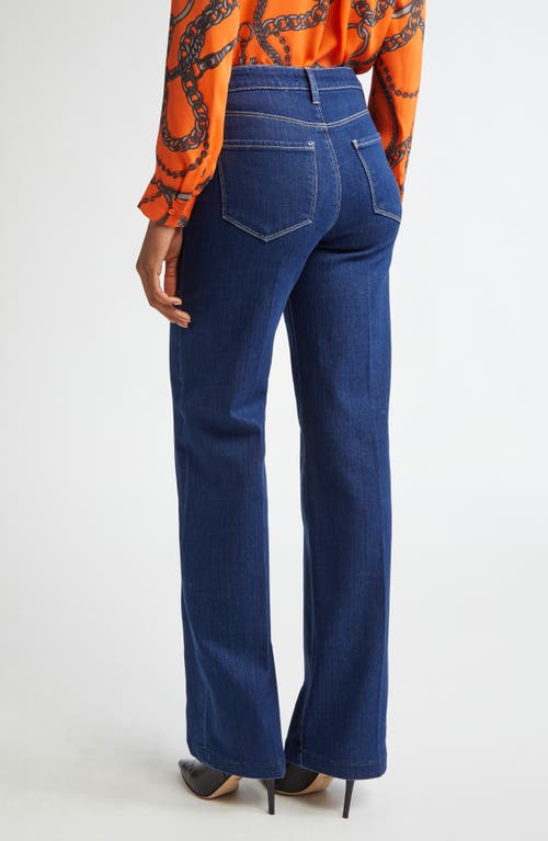 Shop L Agence L'agence Clayton Wide Leg Jeans In Newport