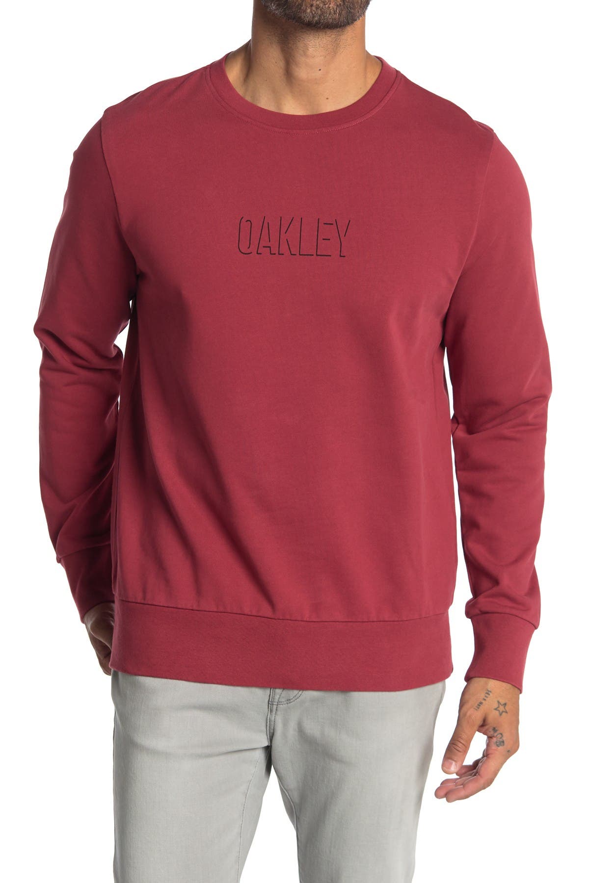 oakley crew neck