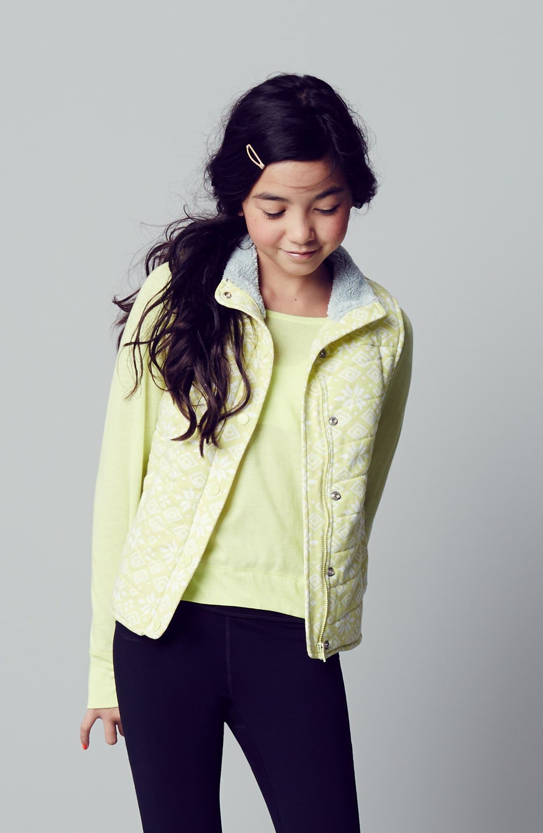 Zella Girl 'Chalet' Vest (Little Girls & Big Girls) Nordstrom