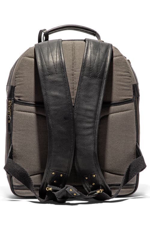 Shop Will Leather Goods Commuter Backpack In Charcoal/black