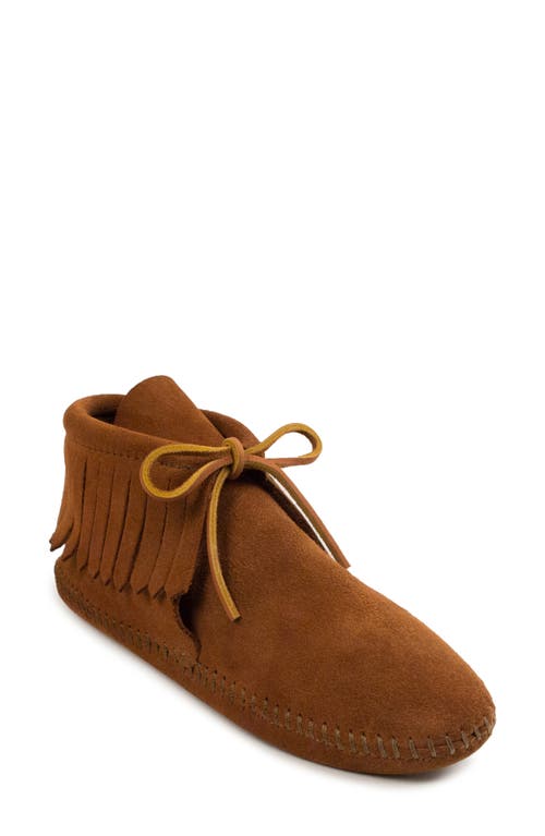 Classic Fringe Softsole Boot in Brown