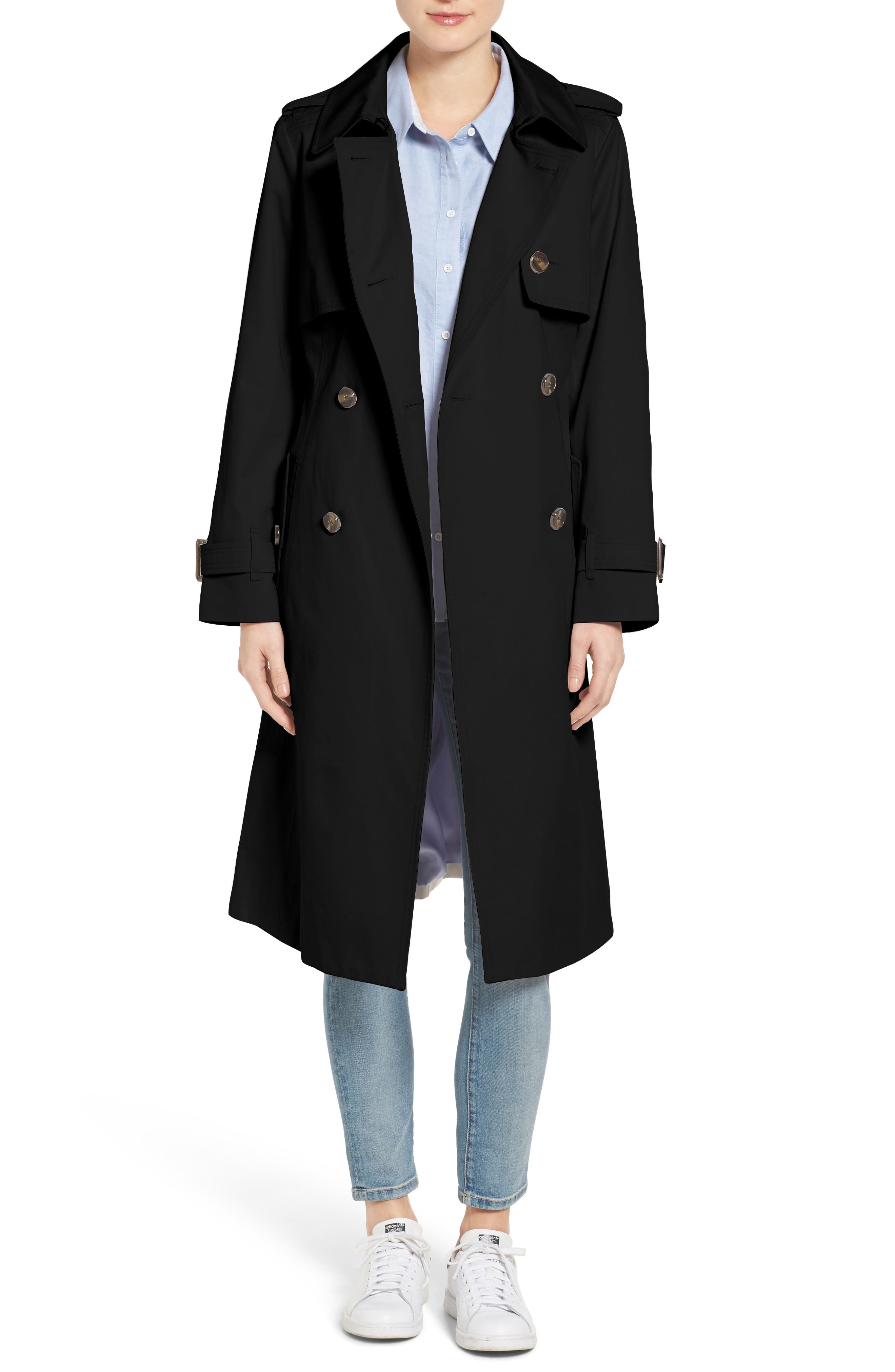 London Fog Double Breasted Trench Coat Nordstrom