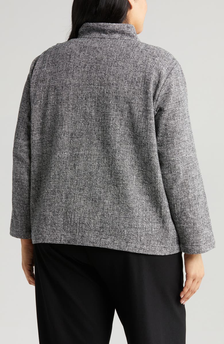 Eileen Fisher Stand Collar Tweed Jacket Nordstrom