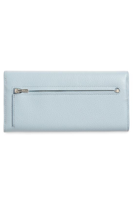 Shop Mulberry Leather Continental Wallet In Poplin Blue