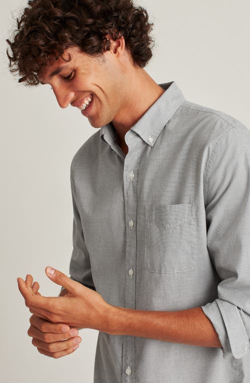 Shop Bonobos Slim Fit Washed End On End Stretch Button-down Shirt In Grey Pinstripe