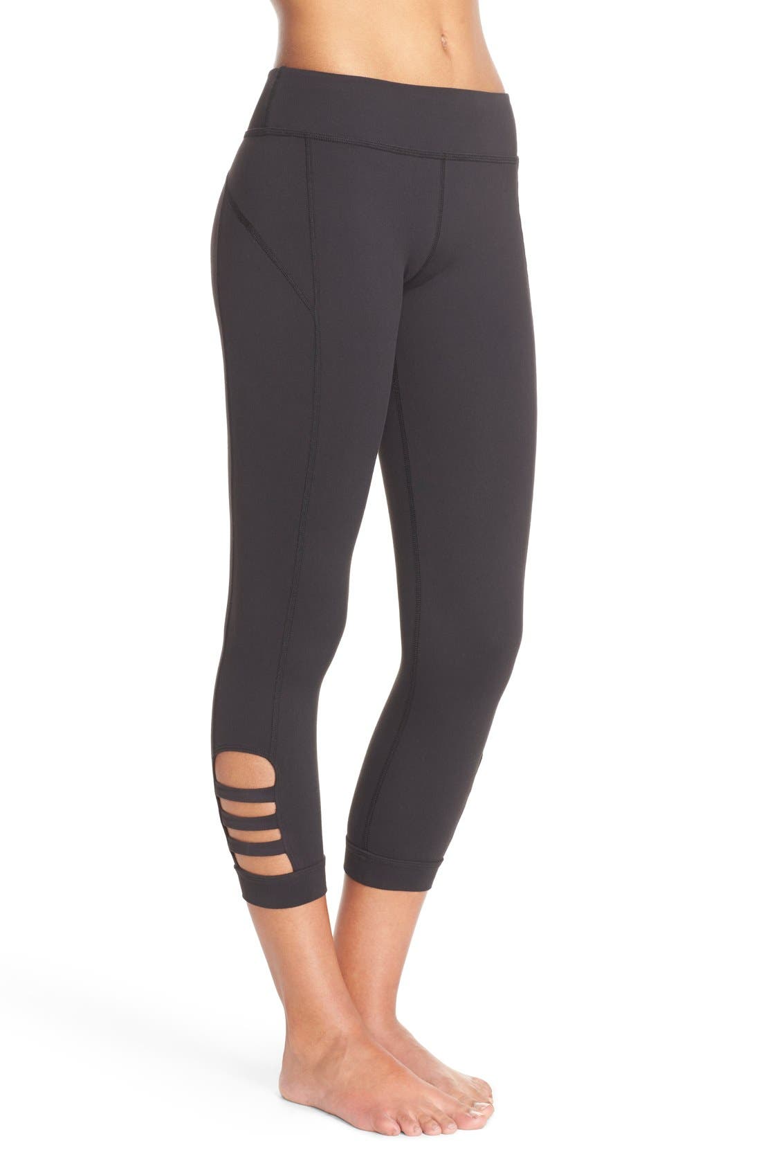 Beyond Yoga Cutout Capri Leggings Nordstrom