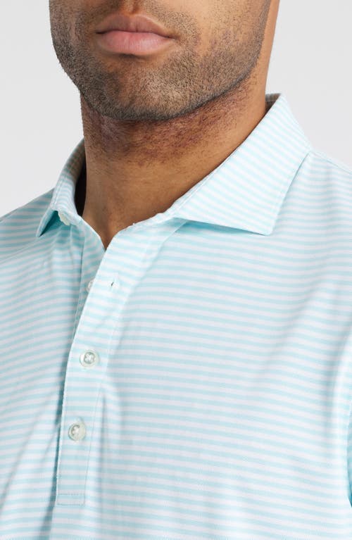 Johnnie-o Stetsons Stripe Performance Polo In Tarpon