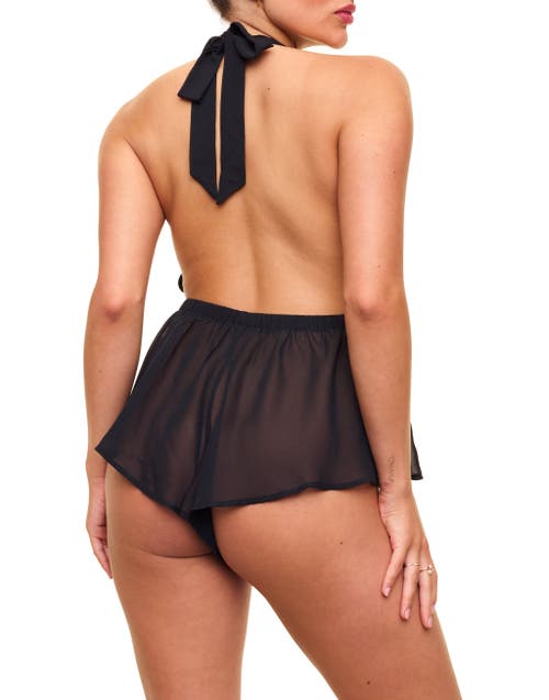 Adore Me Merilyn Romper Lingerie In Black