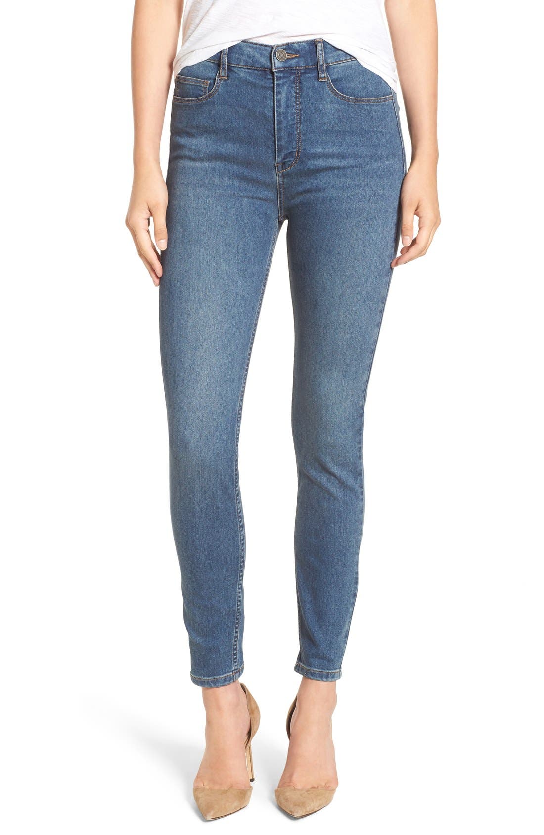 free people high waisted jeans