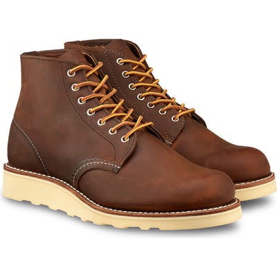 Red Wing 6-Inch Round Toe Boot, Brown