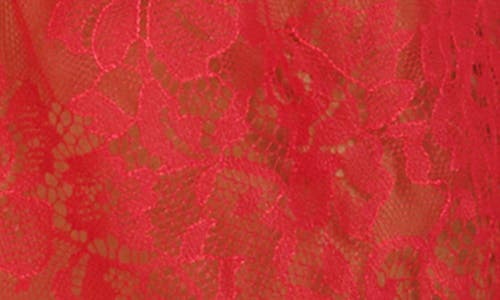 Shop Oh La La Cheri Brea Sheer Lace Teddy In Red