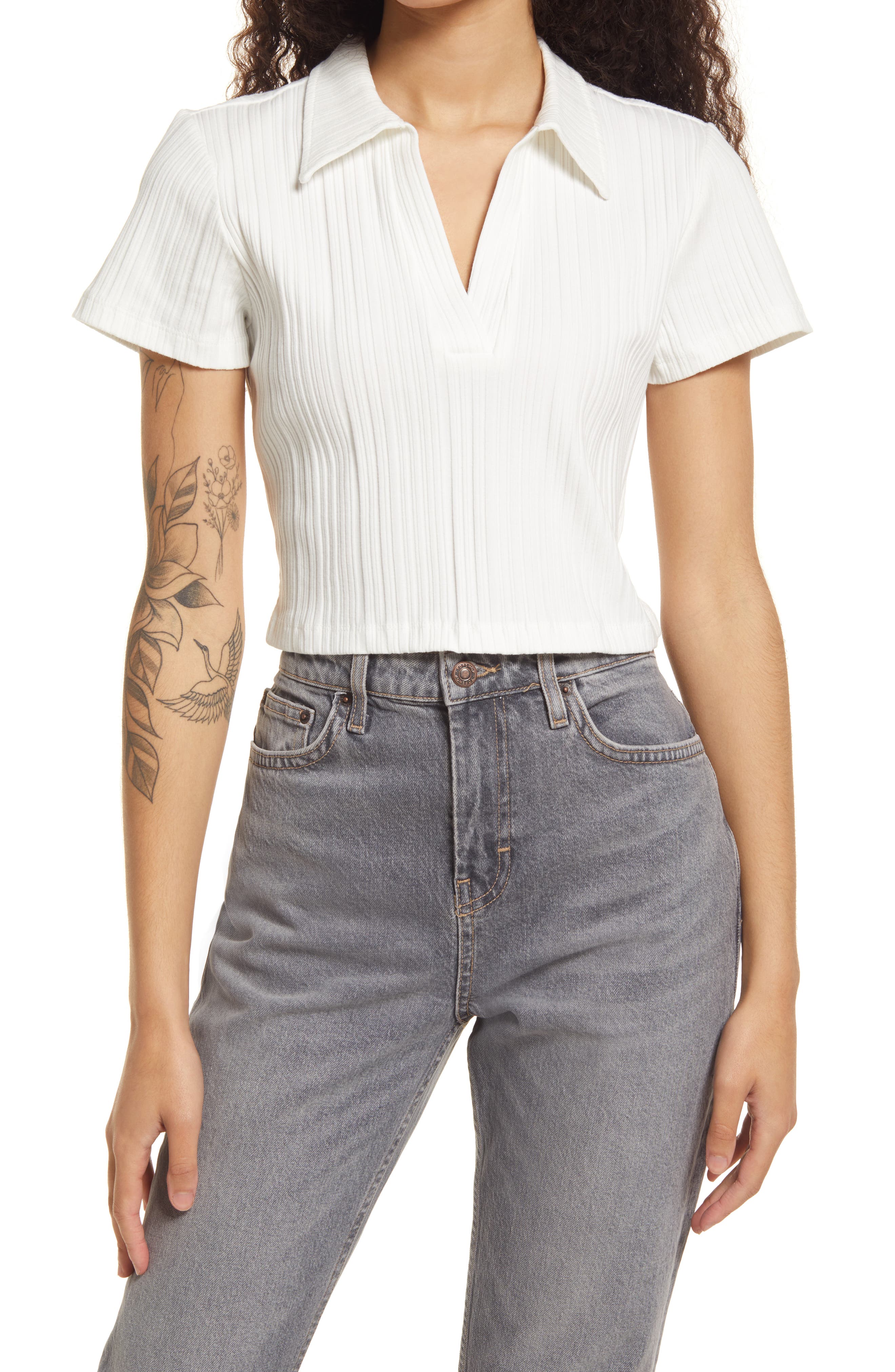 topshop ribbed turtleneck top