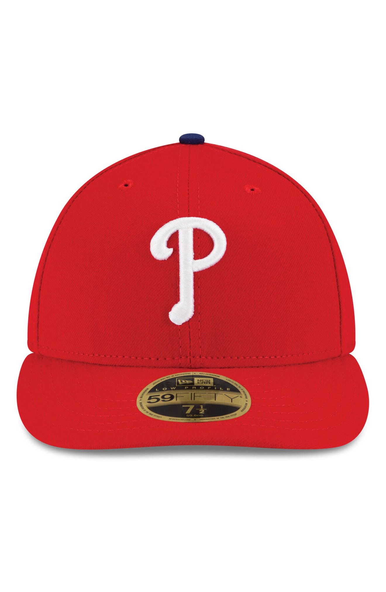 phillies low profile fitted hat