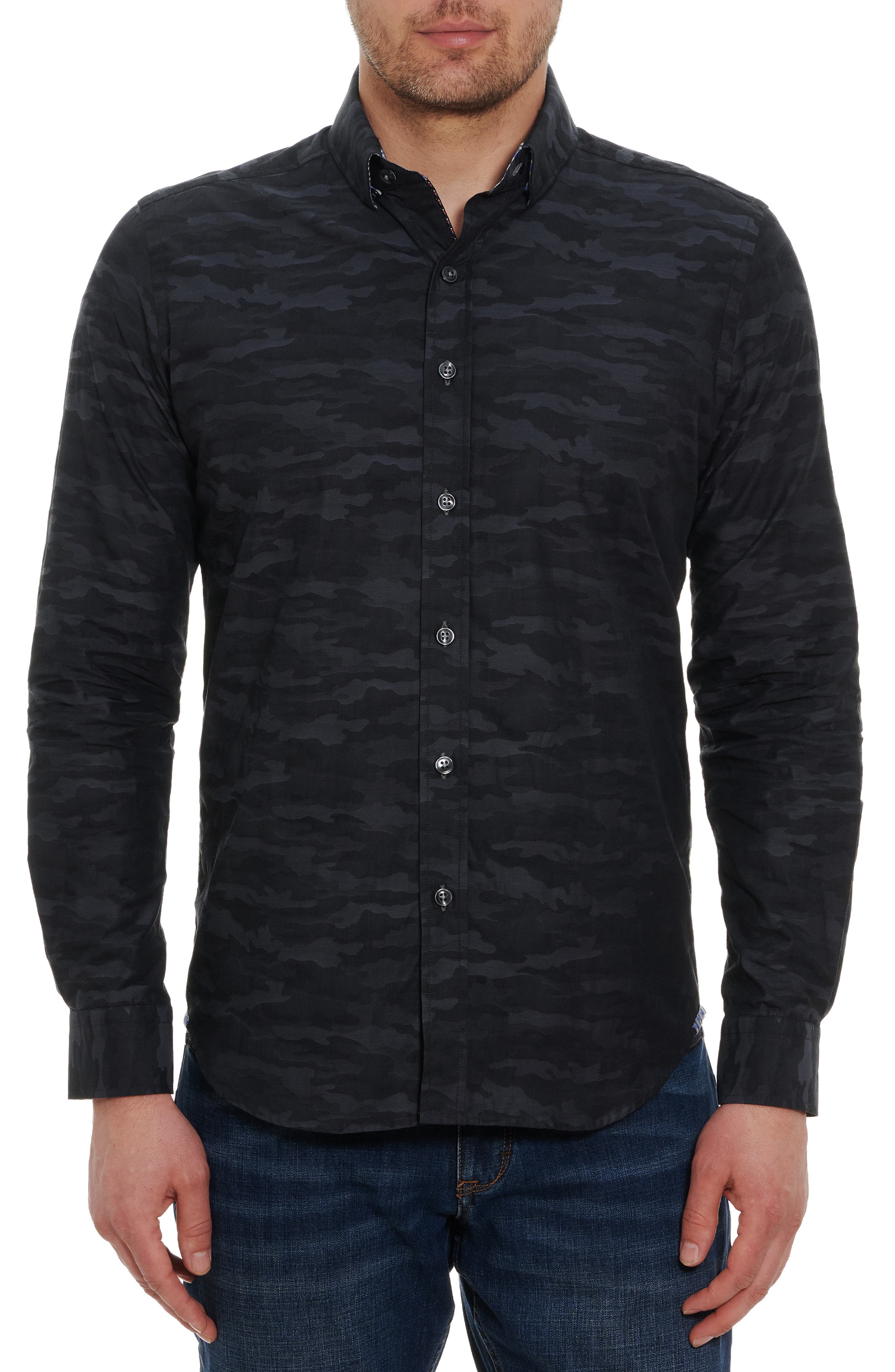 Tee-shirt homme imprimé camouflage à manches courtes imprime | GEMO