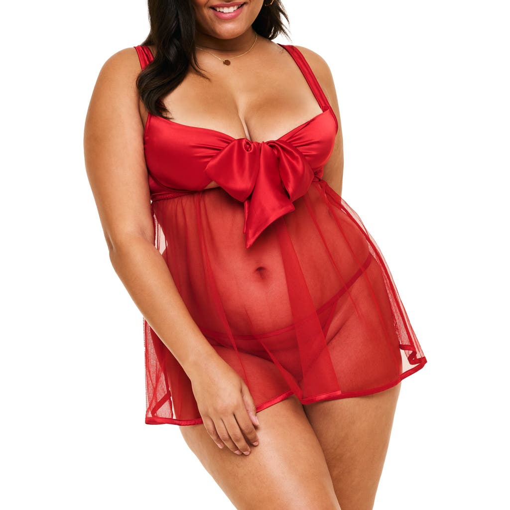 ADORE ME ADORE ME BESSIMA BABYDOLL & G-STRING SET LINGERIE