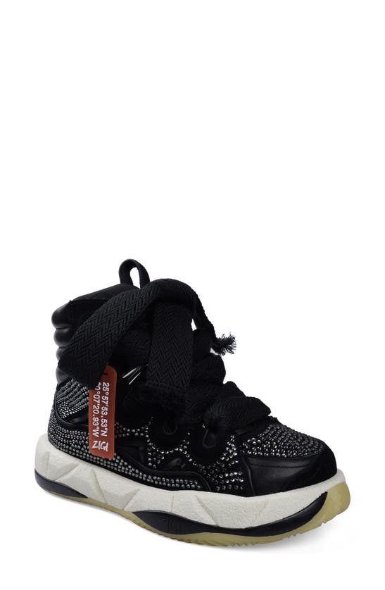 Zigi Rocina High Top Sneaker In Blklt
