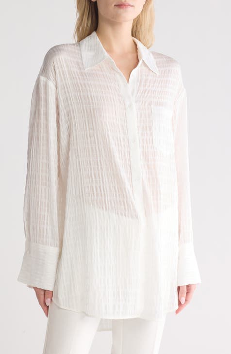 Finely Oversize Button-Up Shirt