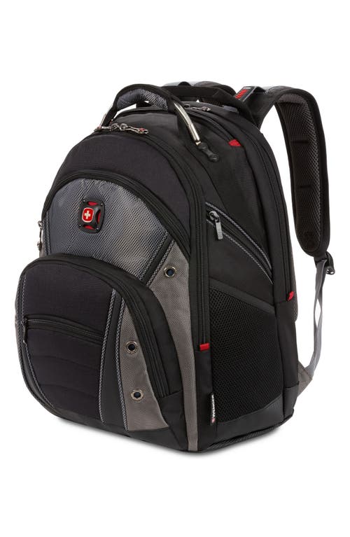 Shop Swissgear Synergy 16-inch Laptop Backpack In Black/grey