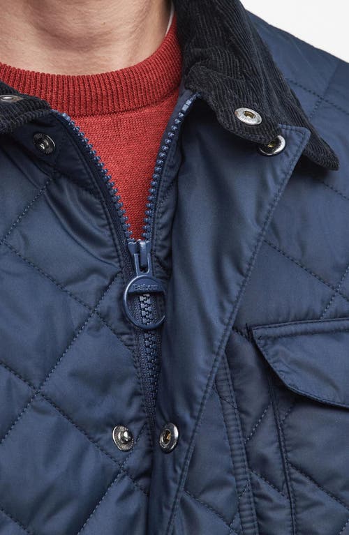 Shop Barbour Hornby Quilted Jacket In Navy