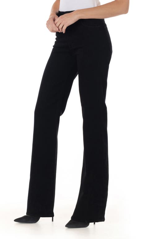 Fidelity Denim Katie High Rise Classic Flare Jeans In Jett