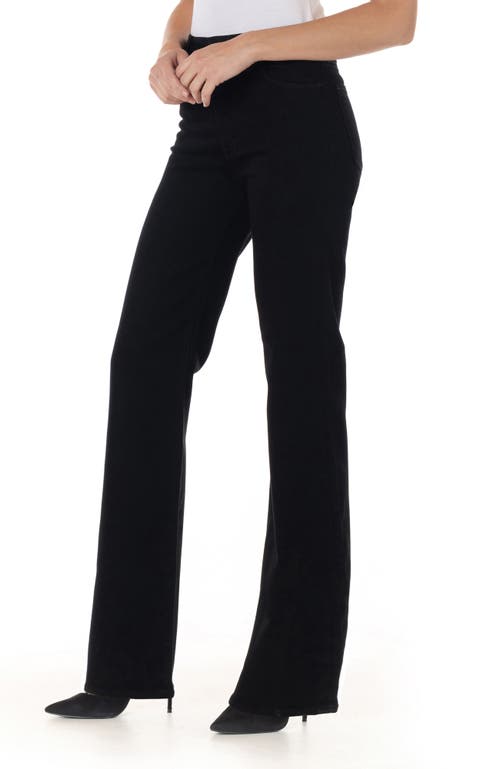 Shop Fidelity Denim Katie High Rise Classic Flare Jeans In Jett