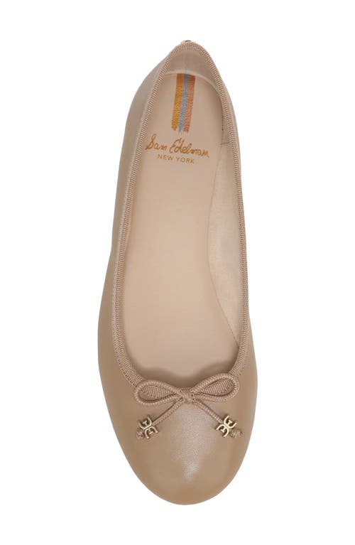 Sam Edelman Felicia Luxe Flat In Soft Beige