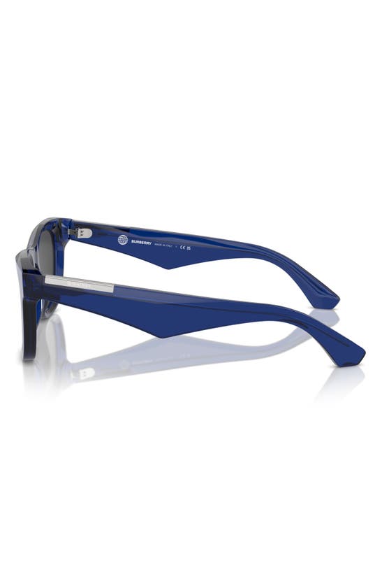 Shop Burberry 50mm Square Sunglasses In Blue