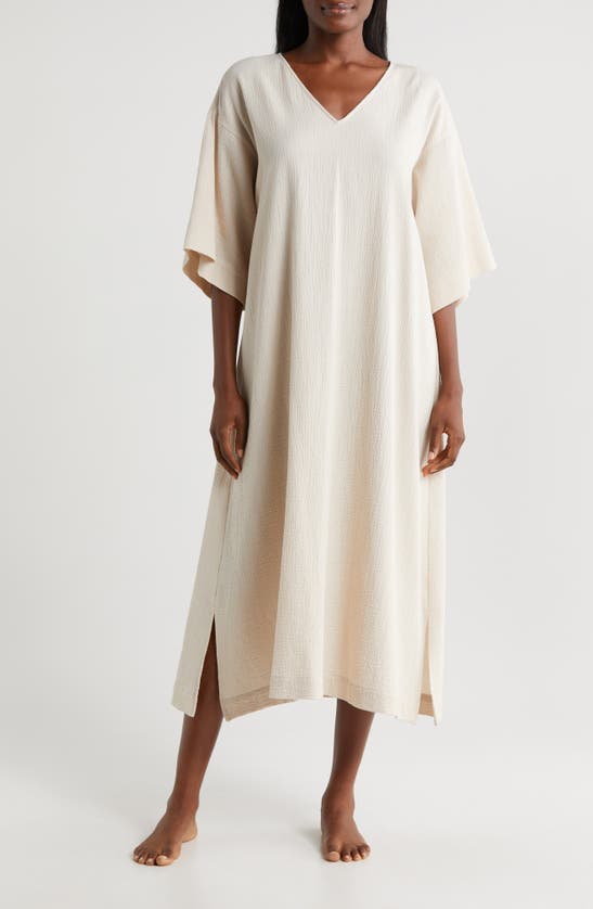 NATORI NATORI ONSEN COTTON NIGHTGOWN 