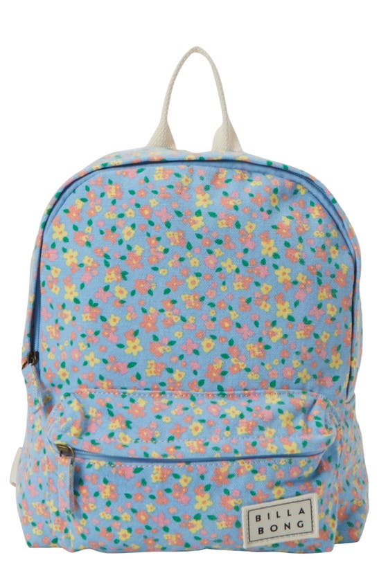 Billabong Mini Mama Print Backpack In Summer Sky