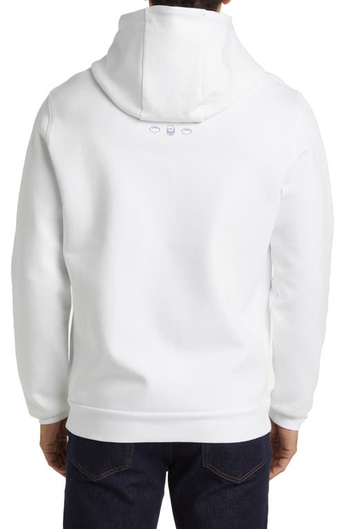 Shop Hugo Boss Boss X Nfl Touchback Graphic Hoodie In Dallas Cowboys White