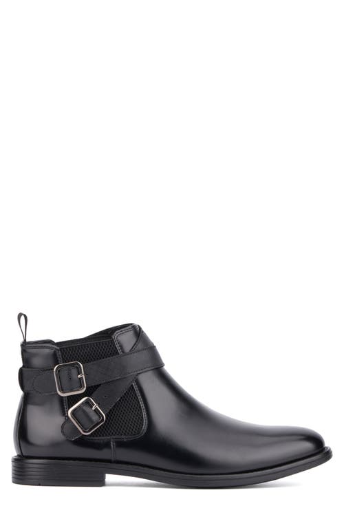 Shop New York And Company Maximo Buckle Strap Chelsea Boot In Black