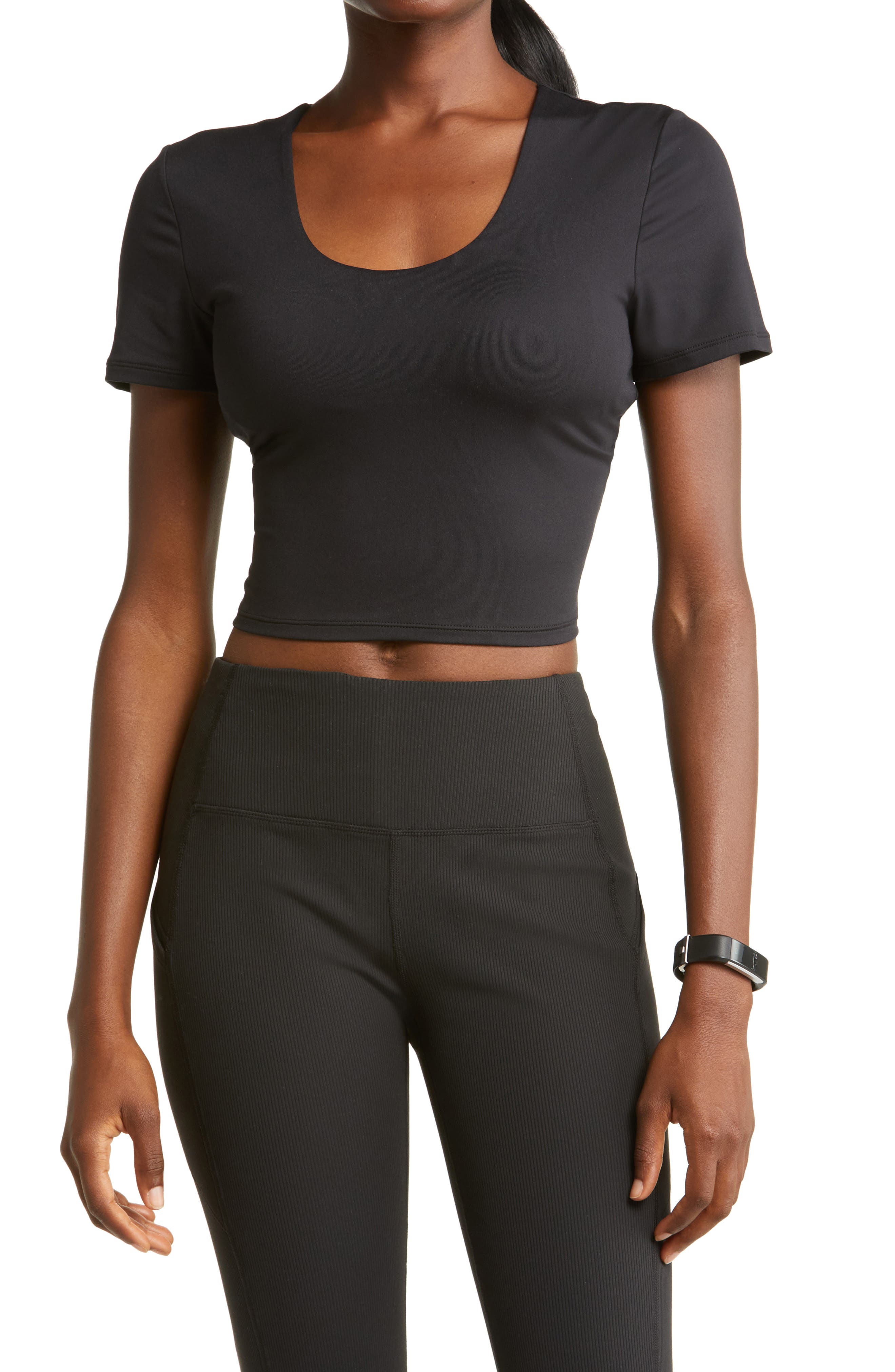 ÖNNE crop top WOMEN FASHION Shirts & T-shirts Crop top Sports discount 59% Black/White L 