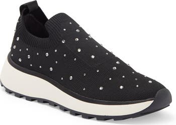 Latanya Rhinestone Slip On Sneaker