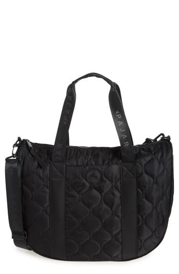 Pajar Quilted Nylon Tote Bag In Black