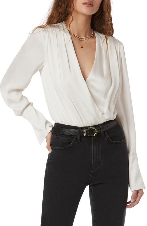 White Rose Bodysuit (Long-Sleeve), Bodysuits for Women – Georgia