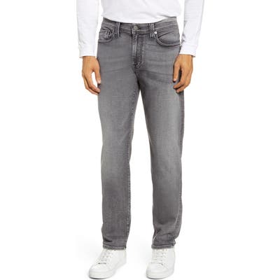 Fidelity Denim Jimmy Slim Straight Leg Knit Jeans, Grey