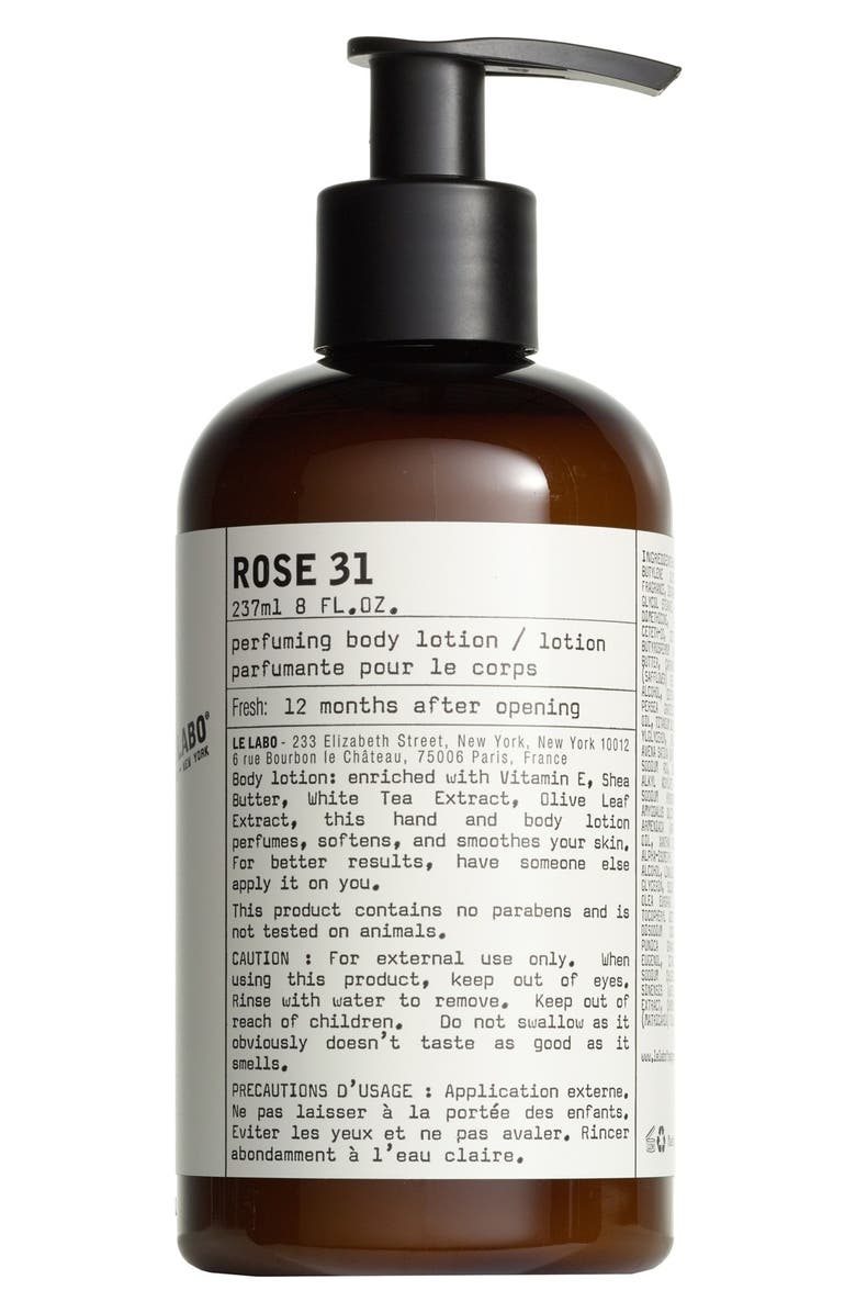 LE LABO Rose 31 Hand & Body Lotion, Main, color, NO COLOR