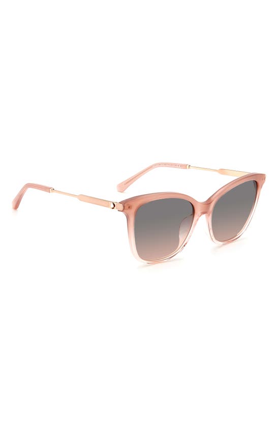 Shop Kate Spade Dalilas 54mm Round Sunglasses In Pink