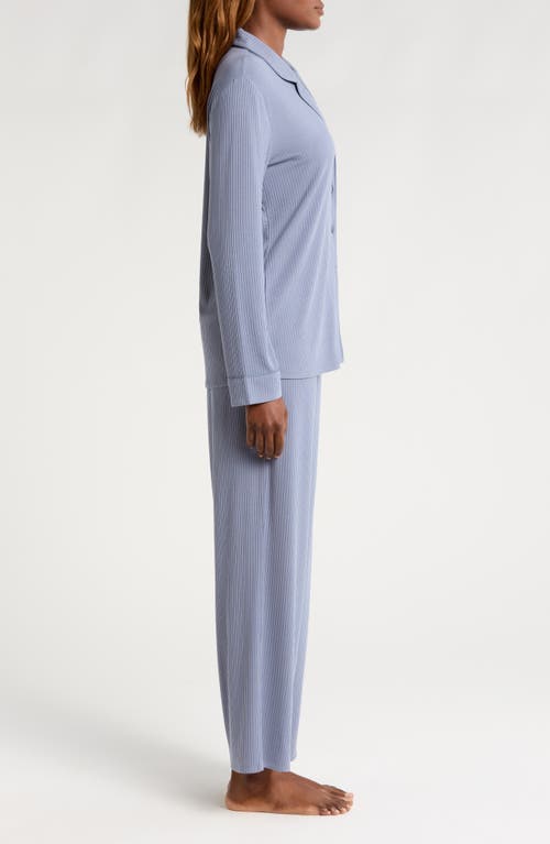 Shop Nordstrom Moonlight Eco Easy Rib Pajamas In Grey Folkstone