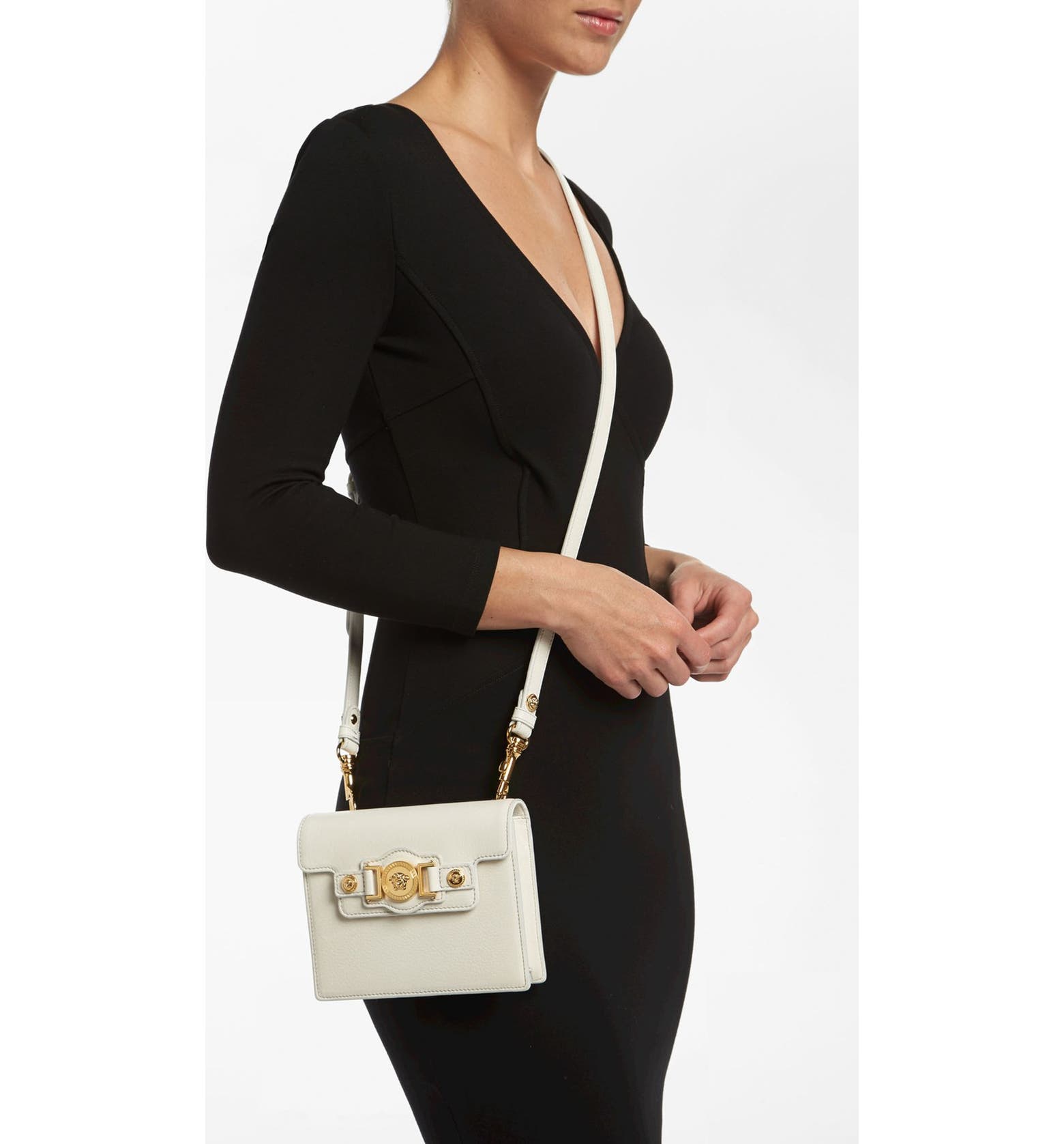 Versace 'Mini - Medusa' Leather Crossbody Bag | Nordstrom